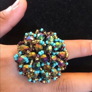 Multiple Color Hand Crafted Ring